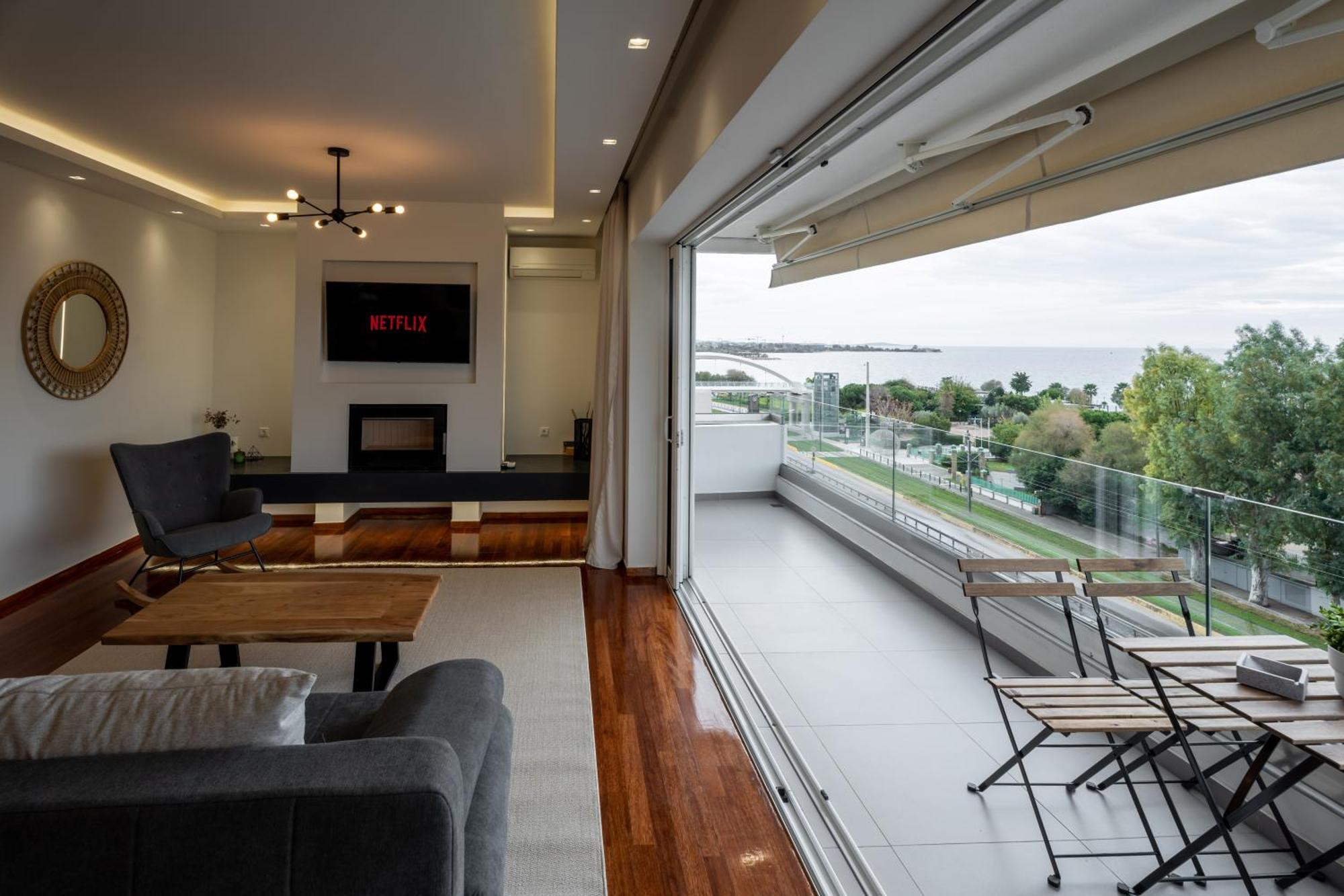 אתונה Sesilia Sea View Apartment מראה חיצוני תמונה